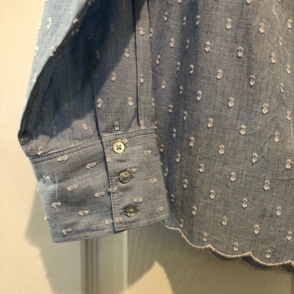 ⭐️⭐️HOST PICK⭐️⭐️ NWT Joie Abidan Clip Dot Blouse - Picture 10 of 13